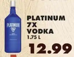 Sullivan's Foods Platinum 7x Vodka offer