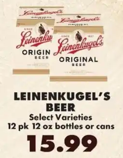 Sullivan's Foods Leinenkugel's beer offer
