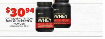 Fareway Optimum Nutrition Whey Protein Powder offer