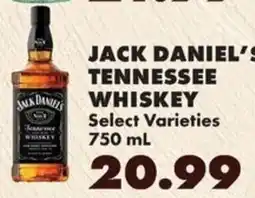 Sullivan's Foods Jack Daniel's tennessee whiskey offer