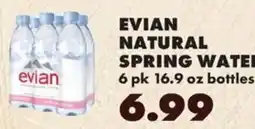 Sullivan's Foods Evian natural spring water offer