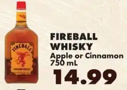 Sullivan's Foods Fireball Whisky offer