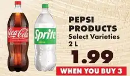 Sullivan's Foods Pepsi Products offer