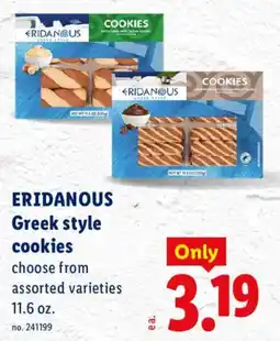 Lidl Eridanous Greek style cookies offer