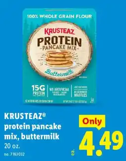 Lidl Krusteaz protein pancake mix offer