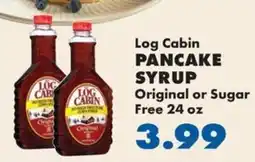 Sullivan's Foods Log Cabin pancake syrup offer