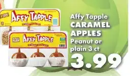 Sullivan's Foods Affy Tapple caramel apples offer