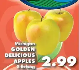 Sullivan's Foods Michigan golden delicious apples offer