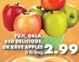 Sullivan's Foods Fuji, Gala, Red Delicious, or Rave Apples offer