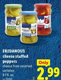 Lidl Eridanous cheese stuffed peppers offer