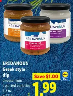 Lidl Eridanous Greek style dip offer