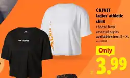 Lidl Crivit ladies' athletic shirt offer