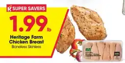 Ruler Foods Heritage Farm Chicken Breast offer