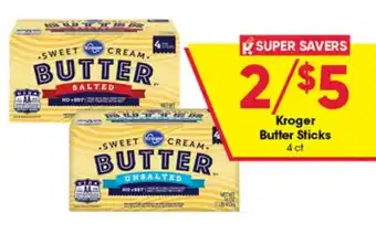 Kroger butter sticks
