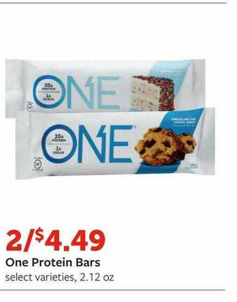 Fareway One Protein Bars offer