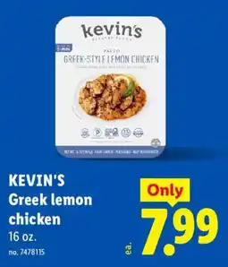 Lidl Kevin's Greek lemon chicken offer