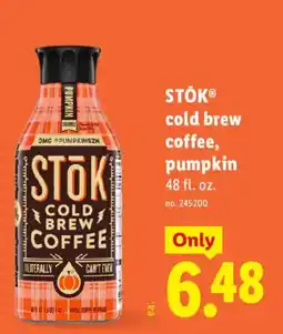 Lidl Stok cold brew coffee offer