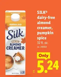 Lidl Silk dairy-free almond creamer offer
