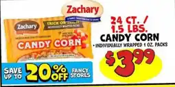 Ollie's Zachary candy corn offer