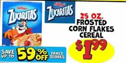 Ollie's Kellogg's Frosted corn flakes offer