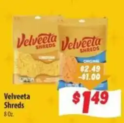 Food Giant Velveeta Shreds offer