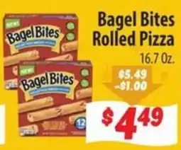 Food Giant Bagel Bites Rolled Pizza offer