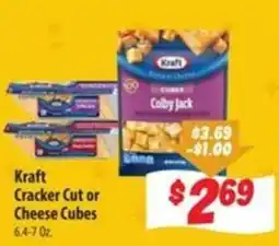 Food Giant Kraft Cracker Cut or Cheese Cubes offer