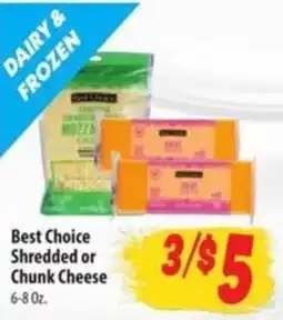 Food Giant Best Choice Shredded or Chunk Cheese offer