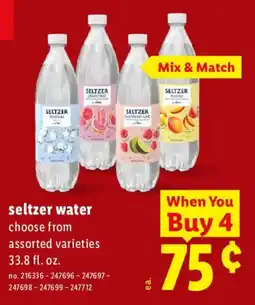 Lidl Seltzer water offer