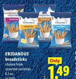 Lidl Eridanous breadsticks offer