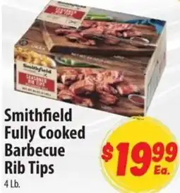 Food Giant Smithfield Fully Cooked Barbecue Rib Tips offer