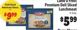 Food Giant Land O Frost premium deli sliced lunchmeat offer