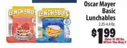 Food Giant Oscar Mayer Basic Lunchables offer