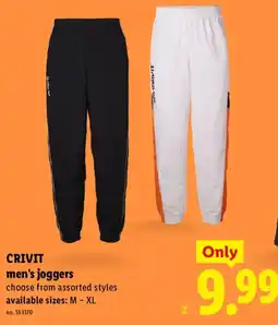 Lidl Crivit men's joggers offer