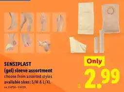 Lidl Sensioplast (gel) sleeve assortment offer