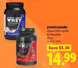 Lidl Whey protein powder offer