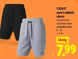 Lidl Crivit men's athletic shorts offer