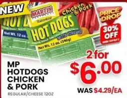 Seafood City MP hot dogs chicken & pork offer