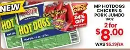Seafood City Martin hot dogs chicken & pork jumbo offer