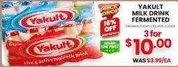 Seafood City Yakult milk drink fermented offer