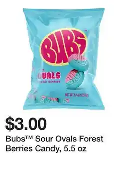 Five Below Bubs Sour Ovals Forest Berries Candy, 5.5 oz offer