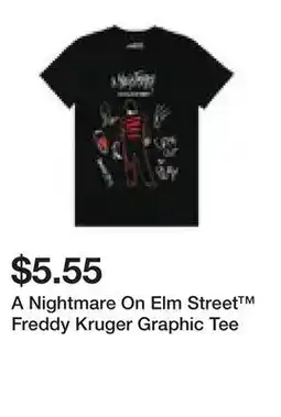 Five Below A Nightmare On Elm Street Freddy Kruger Graphic Tee offer