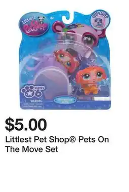 Five Below Littlest Pet Shop Pets On The Move Set offer