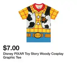 Five Below Disney PIXAR Toy Story Woody Cosplay Graphic Tee offer