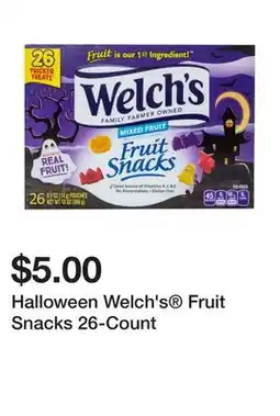 Five Below Halloween Welch's Fruit Snacks 26-Count offer