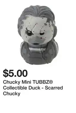 Five Below Chucky Mini TUBBZ Collectible Duck - Scarred Chucky offer