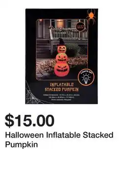 Five Below Halloween Inflatable Stacked Pumpkin offer