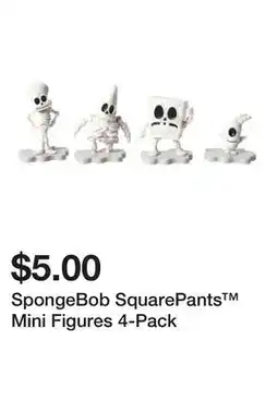 Five Below SpongeBob SquarePants Mini Figures 4-Pack offer