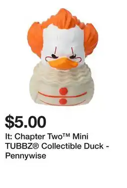 Five Below It: Chapter Two Mini TUBBZ Collectible Duck - Pennywise offer