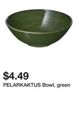 Ikea PELARKAKTUS Bowl, green offer
